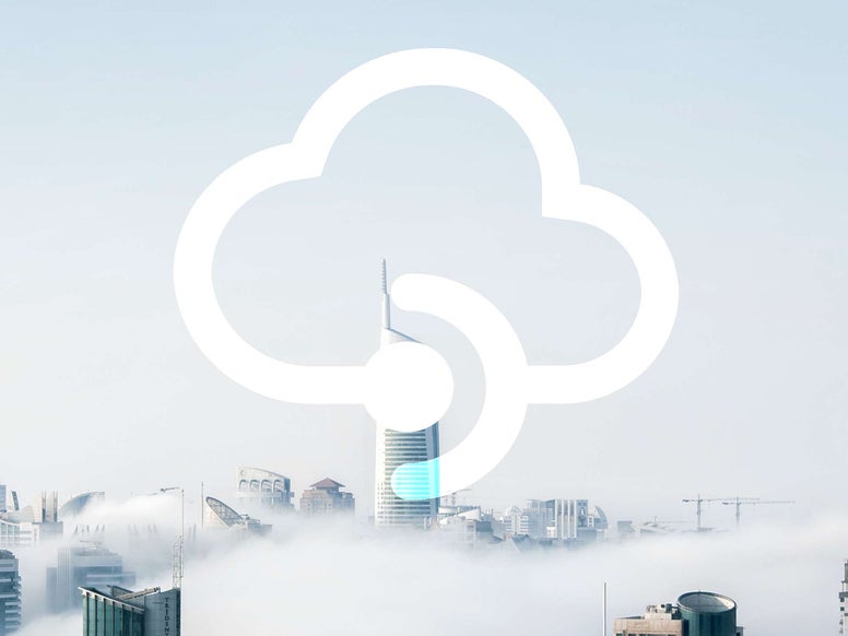 Azure API Management logo in the clouds above Dubai