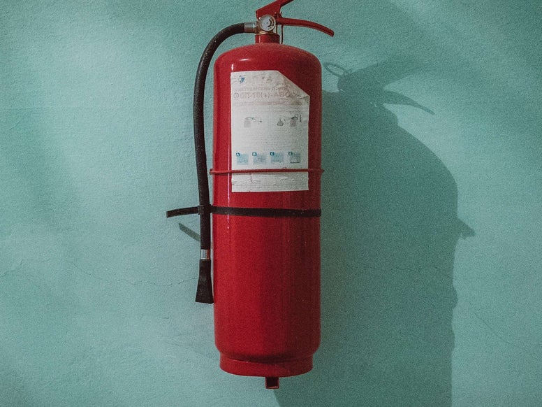 Fire extinguisher - photo by Piotr Chrobot on Unsplash